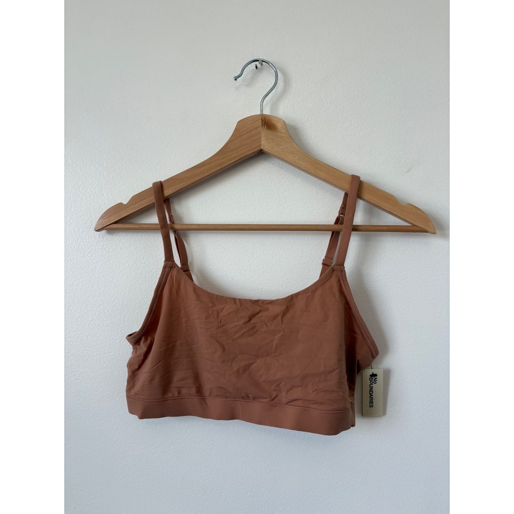 No Boundaries Scoop Bralette – Root Beer Float – Large – NWT